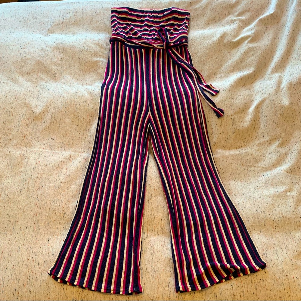 Striped Knit jumpsuit